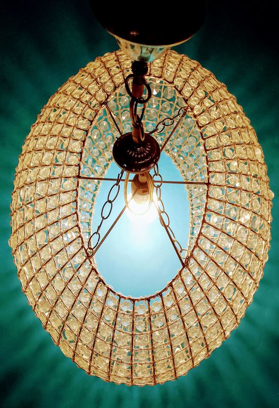 Lámpara de cristales