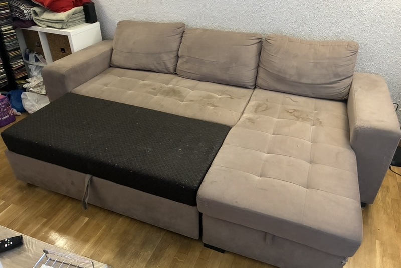 Regalo sofá cheiselongue cama 