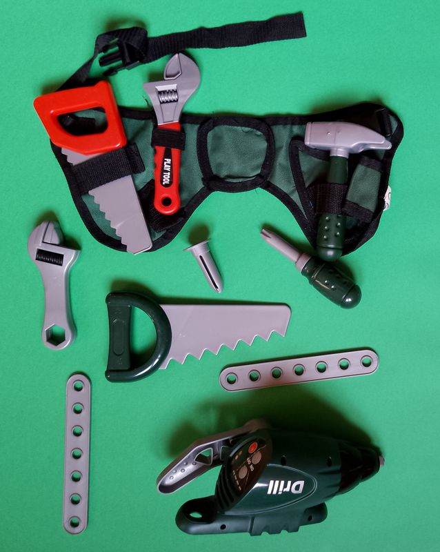 Lote de herramientas de juguete