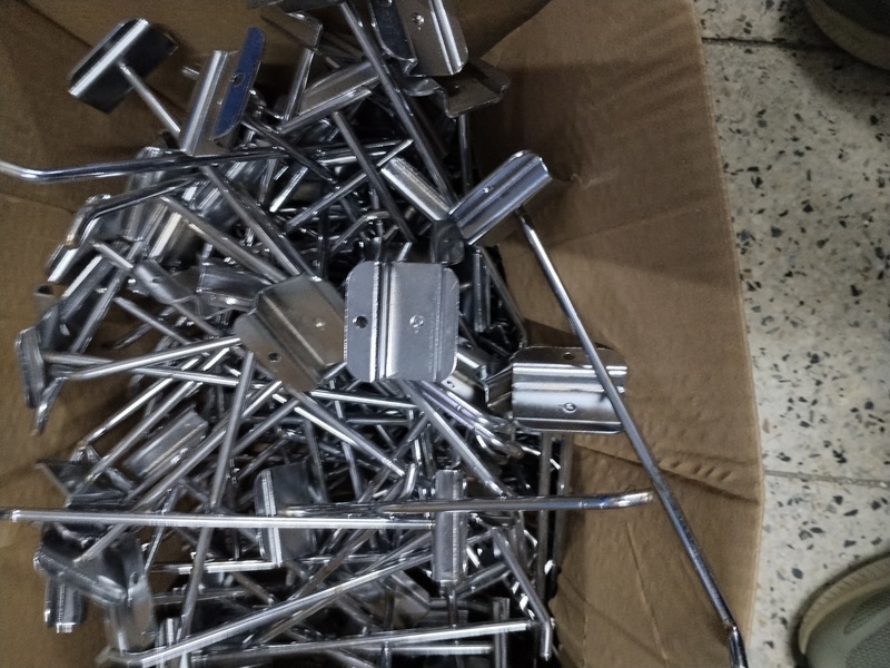 Ganchos panel ranurado 