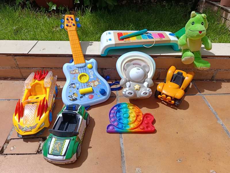 Juguetes niño 2-3 años recogida en Moratalaz
