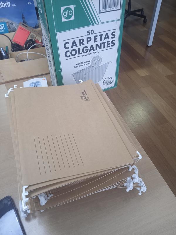 Regalamos unas 100 carpetas colgantes tamaño folio