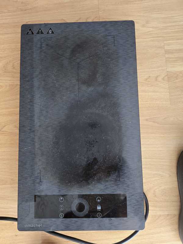 Placa Inducción 2 fuegos