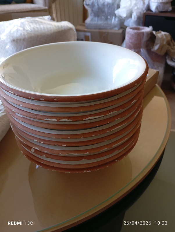 Se regalan platos y bandeja