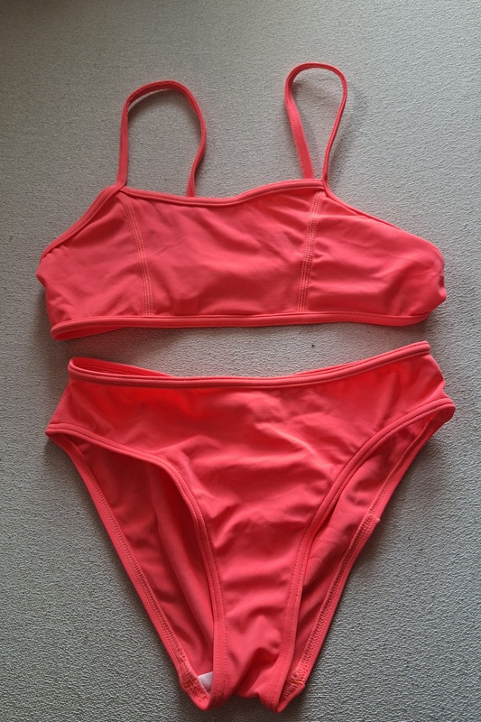 Bikini naranja niña 10-12