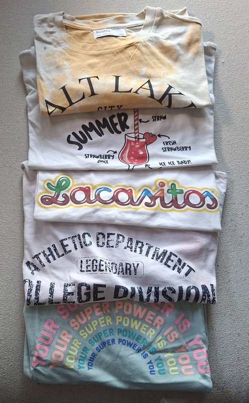 Camisetas chica talla S/M