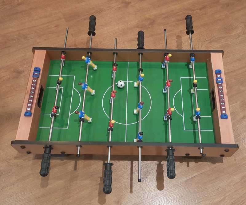 Mini futbolín para niños