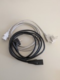 Cables de alimentación eléctrica para PC, monitor, etc...