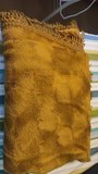 Colcha marrón aterciopelada para cama de 1,35