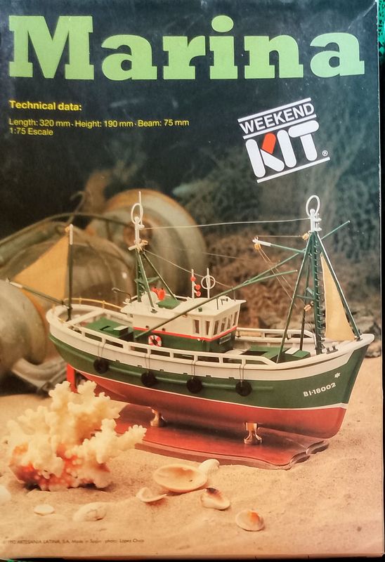 Maqueta de pesquero 