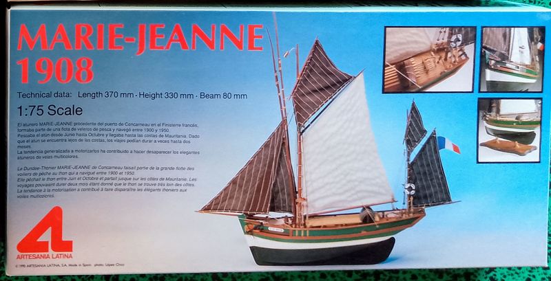 Maqueta de velero 