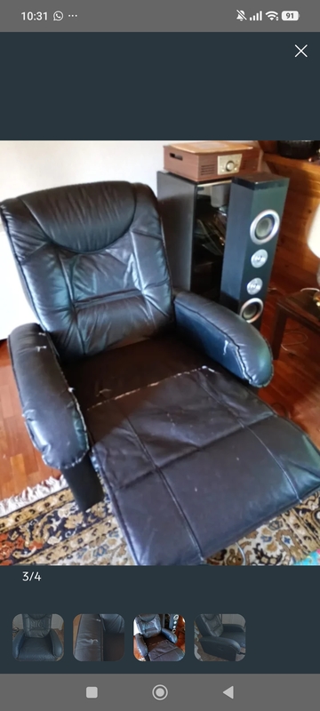 Regalo sillón reclinable de polipiel