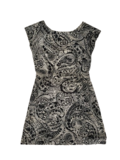 Vestido Mango Casual talla M estampado blanco y negro