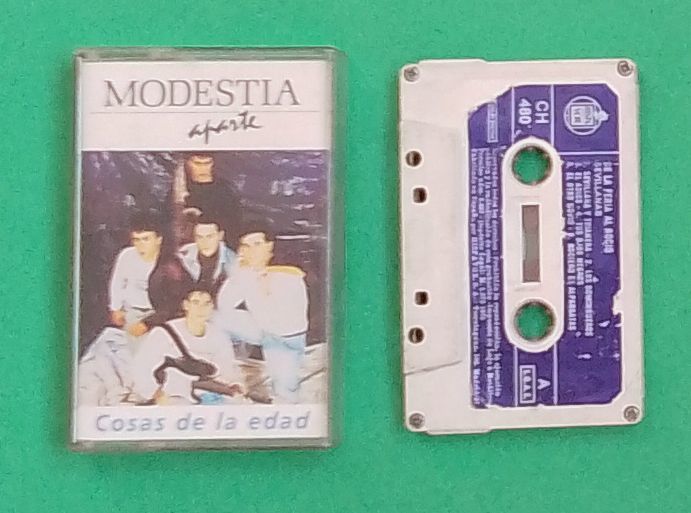 Casete del grupo Modestia Aparte