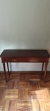 Mesa auxiliar / Mesa entrada clásica madera 100x35cm