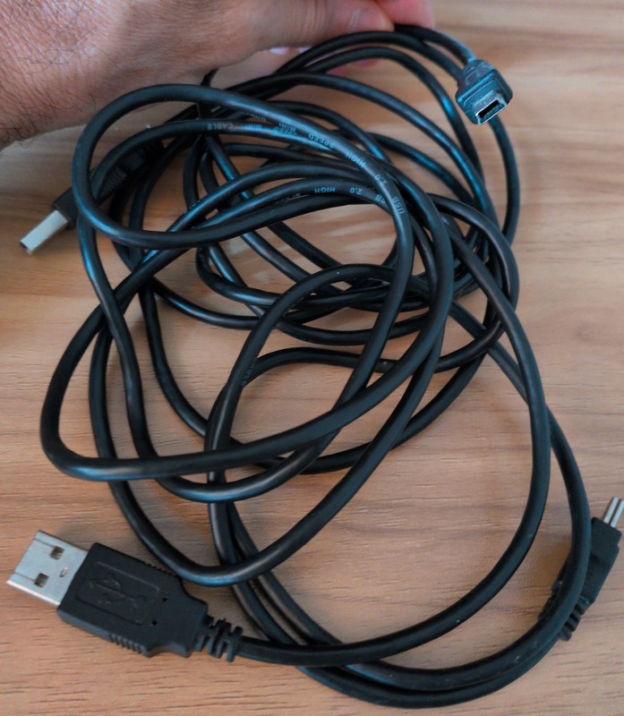Cables USB mini...