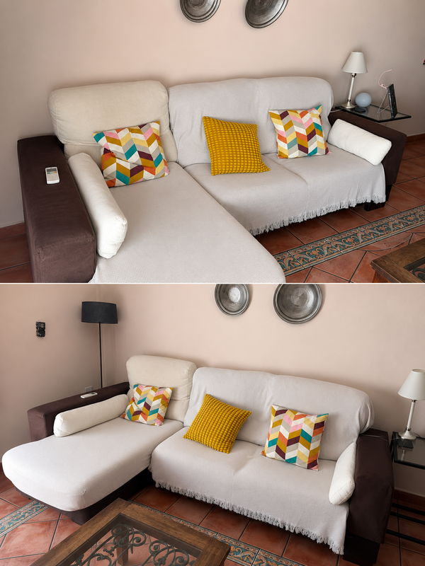 Regalo sofá chaiselong 