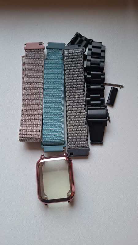 Correas de nailon para Xiaomi Huami Amazfit, pulsera tejida de 42MM 