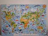 Se regala puzzle atlas mundial 300 piezas
