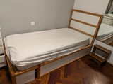 Cama individual de 90 cms