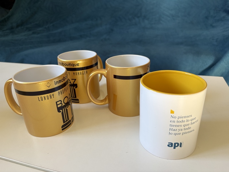 regalo 5 tazas grandes nuevas
