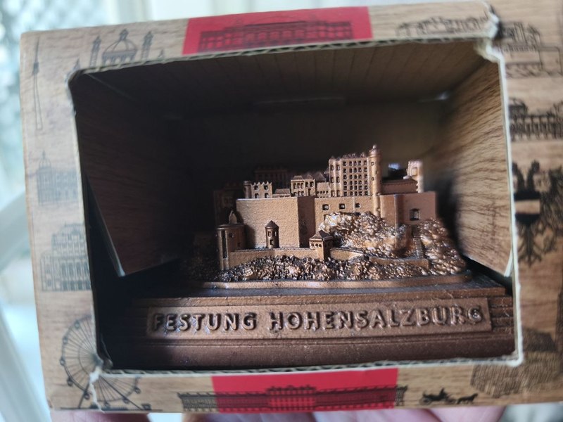modelo del castillo de Salzburg