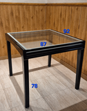 Mesa de salón robusta, extensible