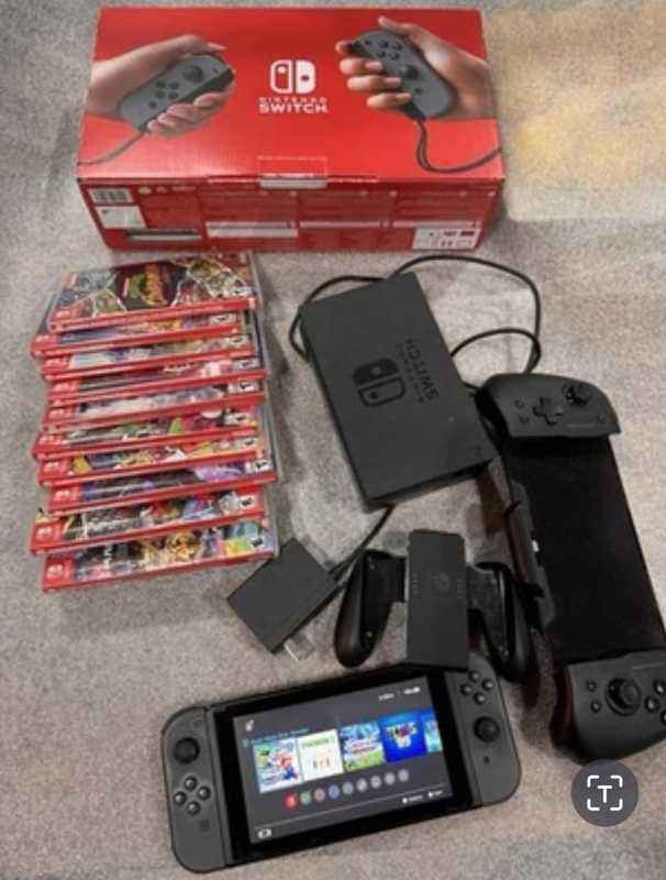 Consola Nintendo Switch con 10 Juegos 