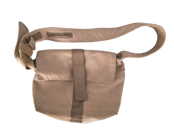 Bolso bandolera Adolfo Domínguez beige