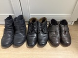 3 pares de zapatos de invierno de mujer, talla 36